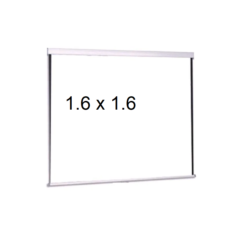 پرده نمایش پروژکتور سقفی و دیواری 1.6*1.6 ایرانی