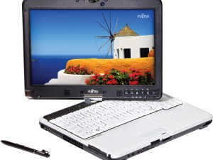 لپتاپ فوجیتسو صفحه لمسی تبلت شو با قلم نوری مدل Fujitsu T730