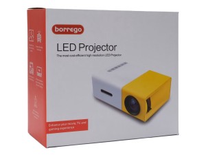 ویدئو پروژکتور پورتابل Borrego Mini LED yellow portable