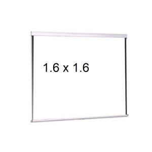 پرده نمایش پروژکتور سقفی و دیواری 1.6*1.6 ایرانی