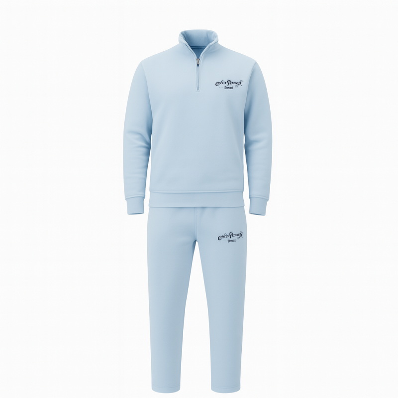 ست نیم زیپ و شلوار اسلش