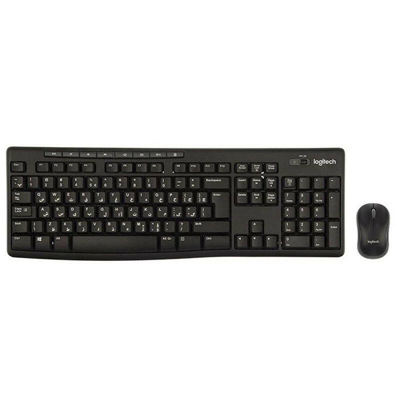 کیبورد و ماوس بیسیم لاجیتک MK270 با حروف فارسی
