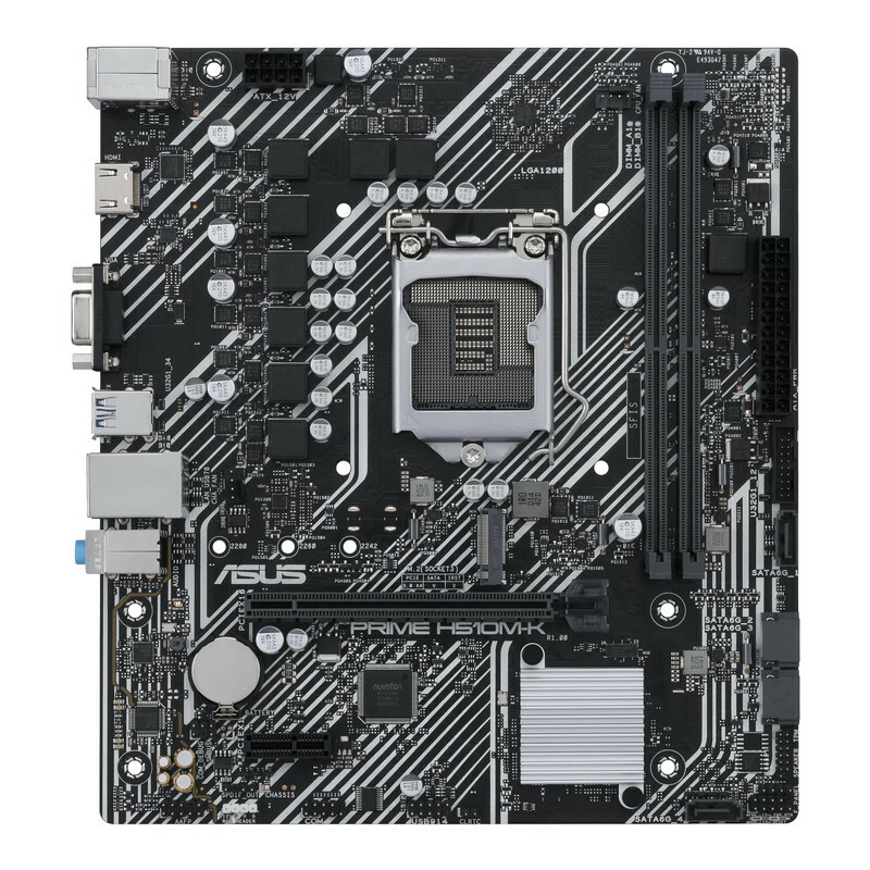 🏆 خرید مادربرد ایسوس Asus PRIME H510M-K | چیپست H510، پشتیبانی نسل 10 و 11 اینتل، DDR4، گارانتی 24 ماه شرکتی، قیمت اقتصادی و اورجینال