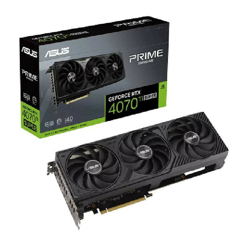 کارت گرافیک کارکرده NVIDIA ایسوس  Asus Prime GeForce RTX 4070 Ti SUPER OC Edition 16GB