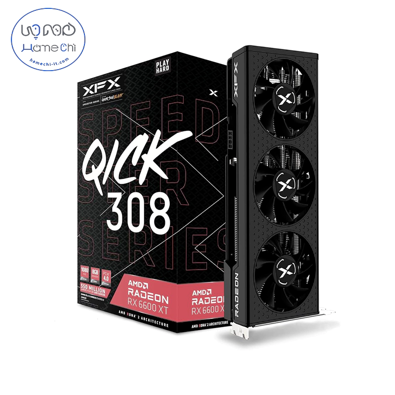 کارت گرافیک استوک XFX Speedster QICK 308 AMD Radeon RX 6600 XT 8GB |  هغت روز مهلت تست | فروشگاه همه چی ای تی