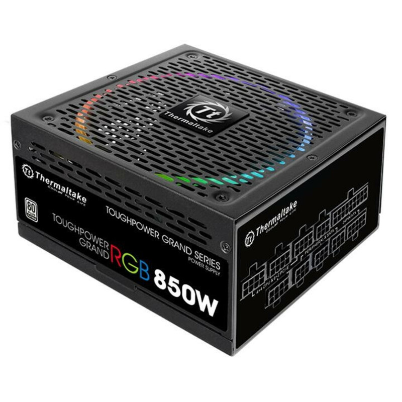 منبع تغذیه استوک کامپیوتر ترمالتیک Thermaltake Toughpower Grand RGB 850W Platinum