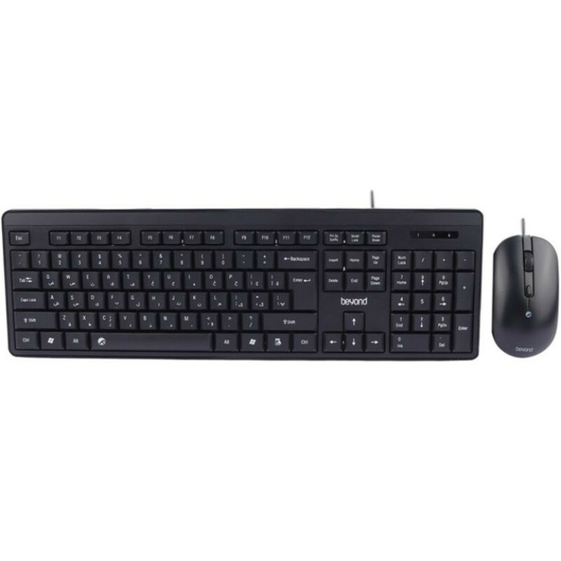 کیبورد و ماوس با سیم بیاند مدل BEYOND BMK-3456