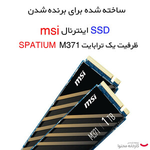 اس اس دی اینترنال ام اس آی مدل SPATUIM M371 ظرفیت یک ترابایت