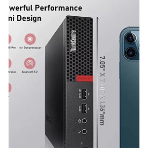 کامپیوتر استوک لنوو مایکرو Lenovo Thinkcenter m715q CPU AMD A12Pro Ram 8gb DDR4 SSD 256gb Desktop mini PC