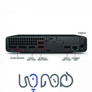 کامپیوتر مایکرو استوک  HP EliteDesk 800 G6 Core i5 10500t  Ram 16GB DDR4 SSD 256GB Desktop Mini