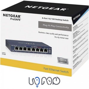 سوئیچ شبکه هشت پورت Netgear FS108NA