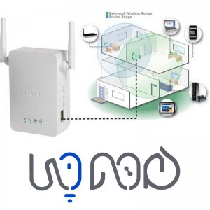 تقویت‌کننده وای‌فای Netgear WN300RP