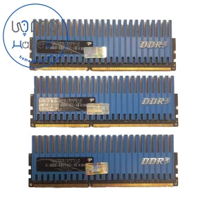 خرید رم کامپیوتر استوک PVT36G1600ELK DDR3 ظرفیت ۶ گیگابایت فرکانس ۱۶۰۰ مگاهرتز | کیت ۳ عددی با تایمینگ CL9 و گارانتی تست ۷ روزه