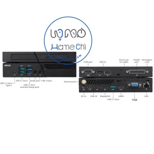 کامپیوتر استوک ایسوس مدل PB60 i5-8500T | مینی پی‌سی قدرتمند اداری با ۸G رم و ۲۵۶SSD، کم‌مصرف و اقتصادی