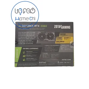 خرید کارت گرافیک 2060 گیمینگ ZOTAK GeForce RTX 2060 ZOTAC GAMING با 12GB حافظه DDR6