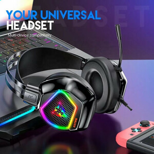 🎮 هدست گیمینگ مدل G601 | Headset Gaming حرفه‌ای با گارانتی ۱۲ ماهه شرکتی | صدای شفاف و خرید مطمئن