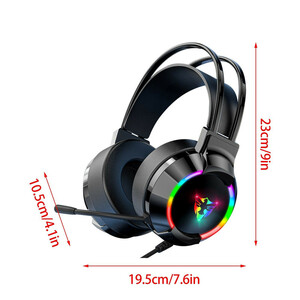 هدست مخصوص بازی E-SPORT مدل G606 | صدای 7.1 مجازی | نورپردازی RGB | گارانتی ۱۲ ماهه | فروشگاه همه چی ای تی