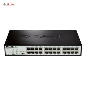 سوییچ استوک 24 پورت گیگابیتی، غیر مدیریتی و دسکتاپ دی-لینک D-link DGS-1024D