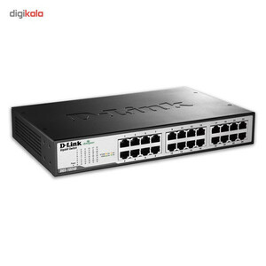 سوییچ استوک 24 پورت گیگابیتی، غیر مدیریتی و دسکتاپ دی-لینک D-link DGS-1024D