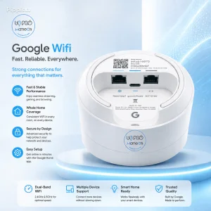 خرید Google WiFi AC-1304 استوک | روتر مش دوبانده گوگل با پوشش گسترده WiFi + 1 هفته مهلت تست