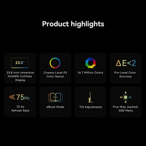 مانیتور کارکرده هوآوی Huawei MateView SE Standard Edition سایز 23.8 اینچ