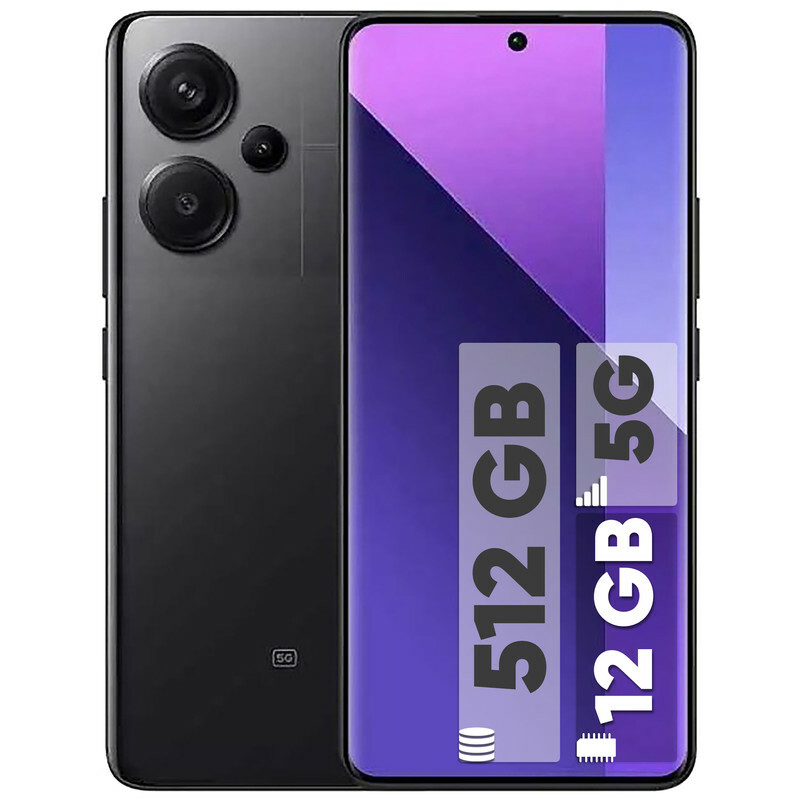 گوشی موبایل شیائومی مدل Redmi Note 13 Pro Plus 5G دو سیم کارت ظرفیت 512 گیگابایت و رم 12 گیگابایت (به همراه شارژر ۱۲۰ وات)