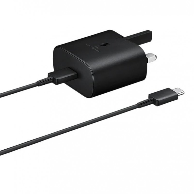 شارژر سوپر فست سه پین و کابل PD سامسونگ COMBO-25W اصلی