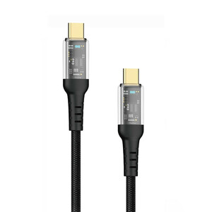 کابل تبدیل USB-CبهUSB-C پرووان مدل PCC113 60W PD طول 1 متر