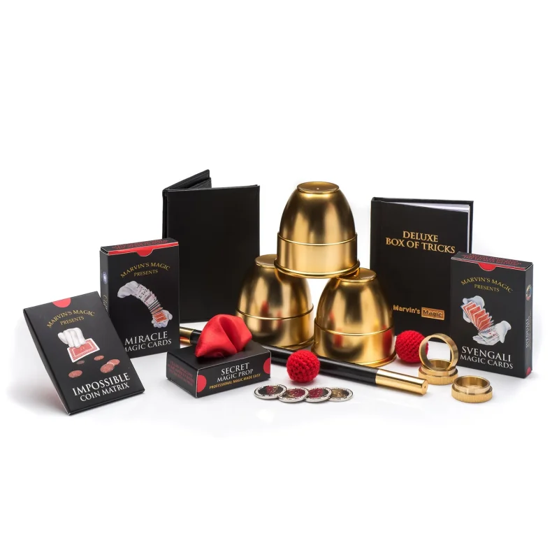 ست حرفه‌ای شعبده مارونز مجیک مدل Deluxe Box of Tricks نسخه امضاء با بیش از ۱۰۰ ترفند