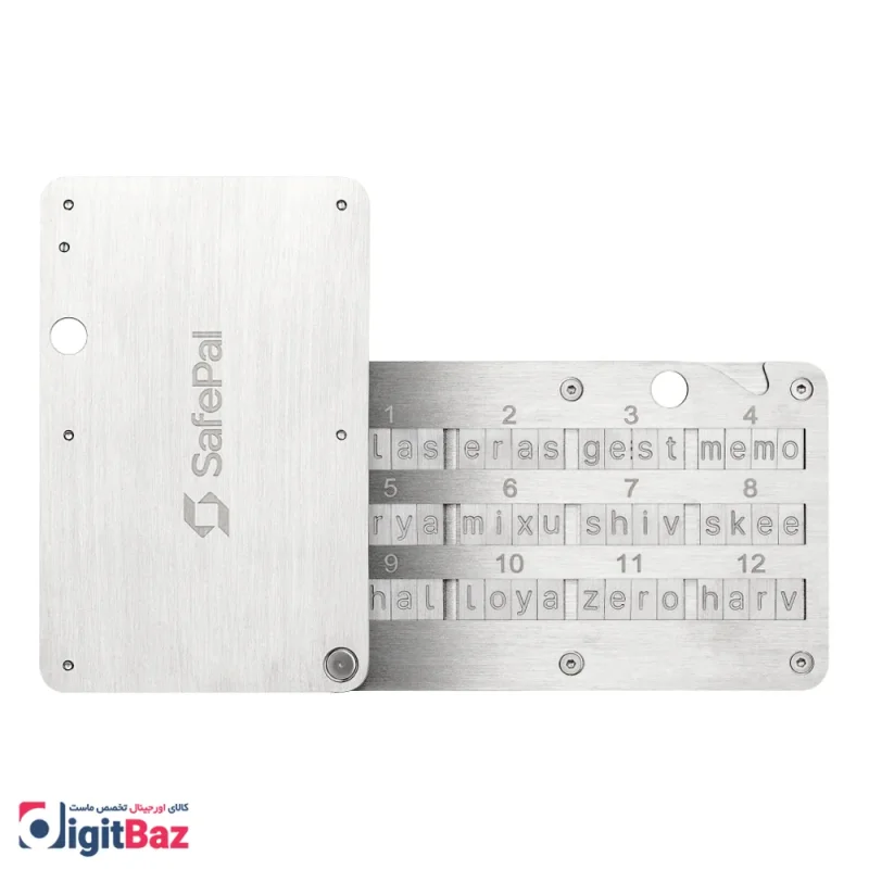 سایفر سیف پال سری 2025 – محافظ فولادی عبارات بازیابی SafePal Cypher