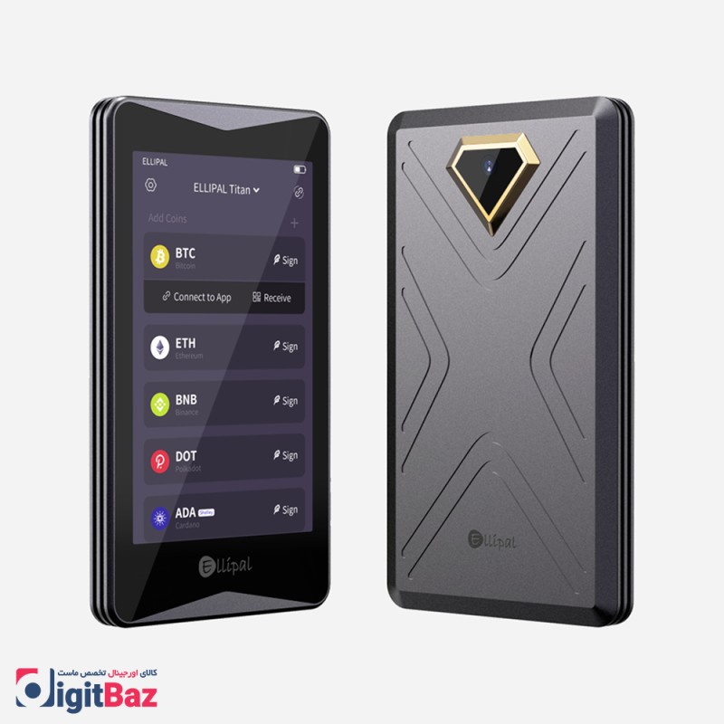 کیف پول سخت افزاری الیپال تایتان 2 سری 2025 همراه با گارانتی 15 ماهه پریمیوم دیجیت باز