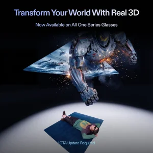 عینک هوشمند ایکس ریل مدل XREAL One Pro با نمایشگر مایکرو-OLED سونی، میدان دید ۵۷ درجه و تراشه فضایی X1