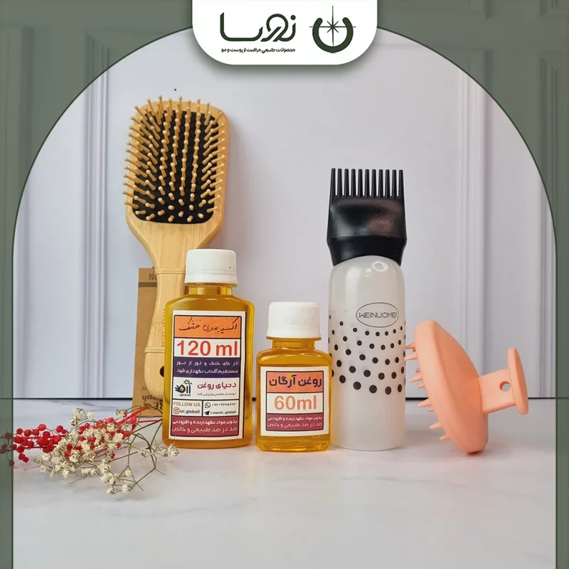 ✨ بسته درمانی ریزش موی خشک و آسیب دیده لخت + تضمین بازگشت وجه تا پایان دوره مصرف 6 ماهه + ارسال رایگان