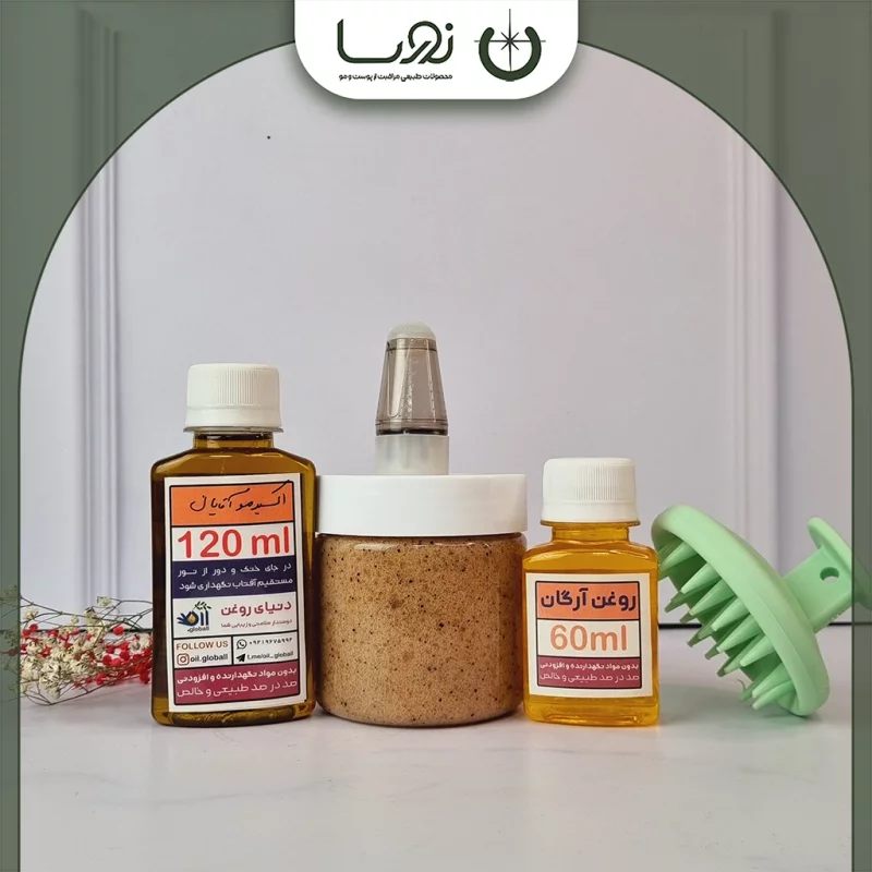 ✨ بسته درمانی حرفه‌ای درمان ریزش مو آقایان با موی خشک، شوره و خارش دار + تضمین بازگشت وجه تا پایان دوره مصرف 6 ماهه + ارسال رایگان