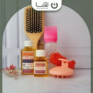 بسته درمانی درمان ریزش موی خشک و آسیب دیده لخت  دوره مصرف 6 ماهه
