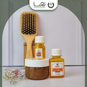 بسته درمانی ۳ماهه درمان ریزش موی خشک و لخت همراه با شوره و پوسته ریزی کف سر
