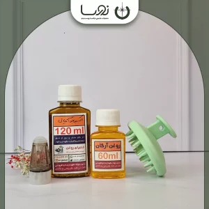 بسته درمانی تخصصی درمان ریزش مو و تقویت فولیکول موی خشک آقایان با روغن آرگان خالص، دوره مصرف 6 ماهه