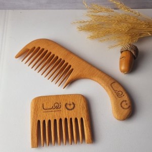 شانه چوبی  دست ساز/ چوب گردو/چوب راش