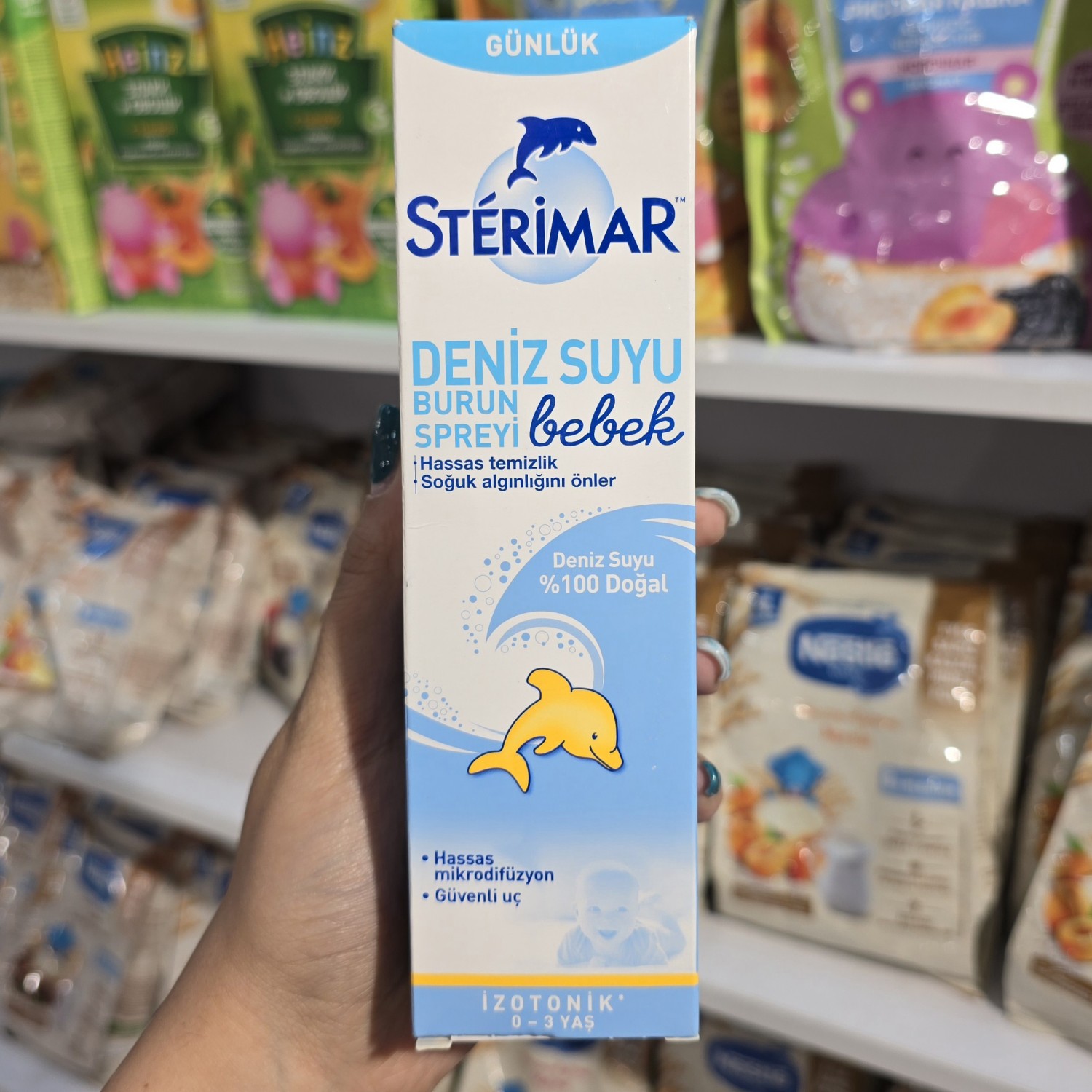 اسپری بینی پیشگیری و درمان سرماخوردگی استریمار Sterimar