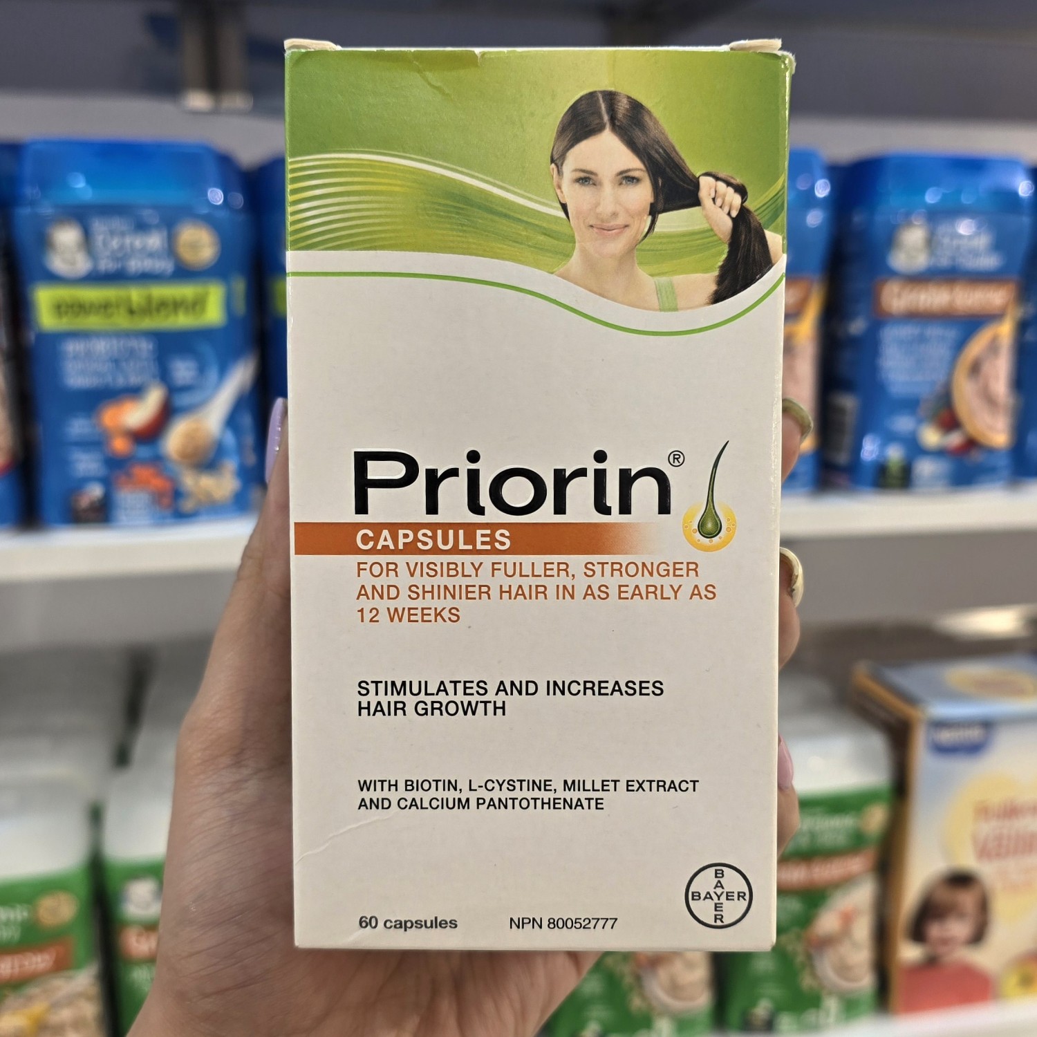 کپسول‌ پریورین بایر Bayer Priorin  محصول کانادا