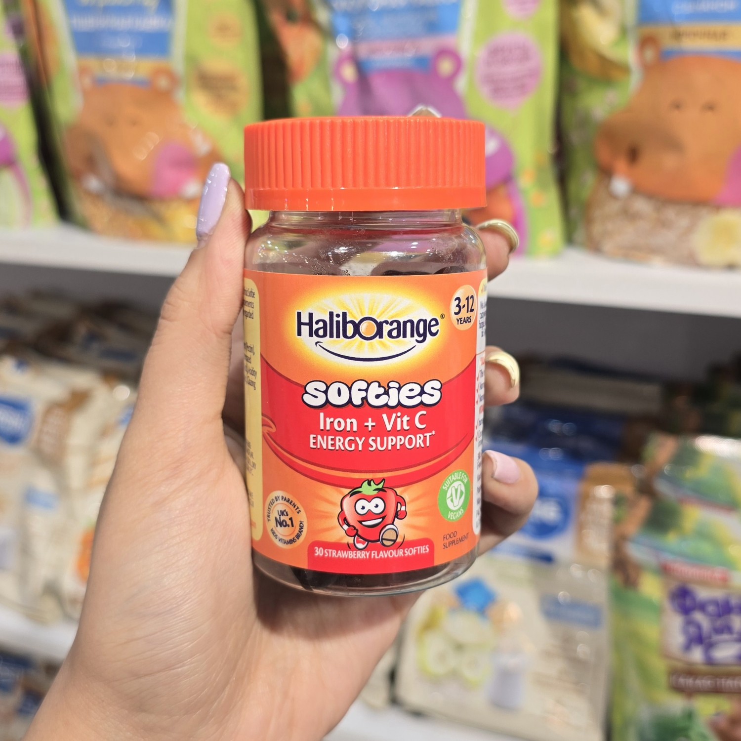 پاستیل آهن + ویتامین C هالیب اورنج Halib Orange 