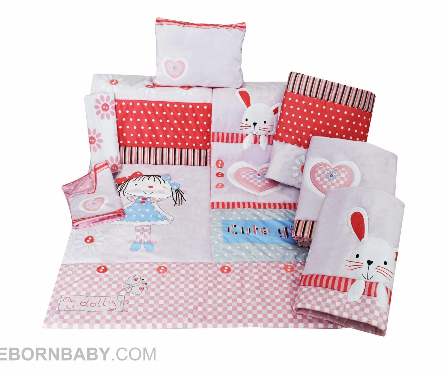 سرویس خواب 7 تکه رز برن Rose born طرح دختر