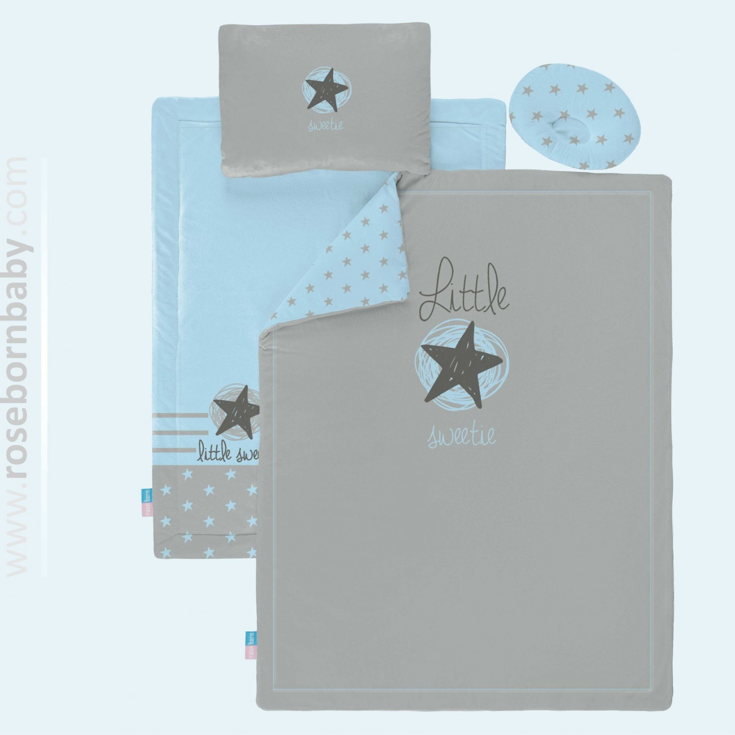 سرویس خواب 4 تکه رز برن Rose born طرح تاج صورتی