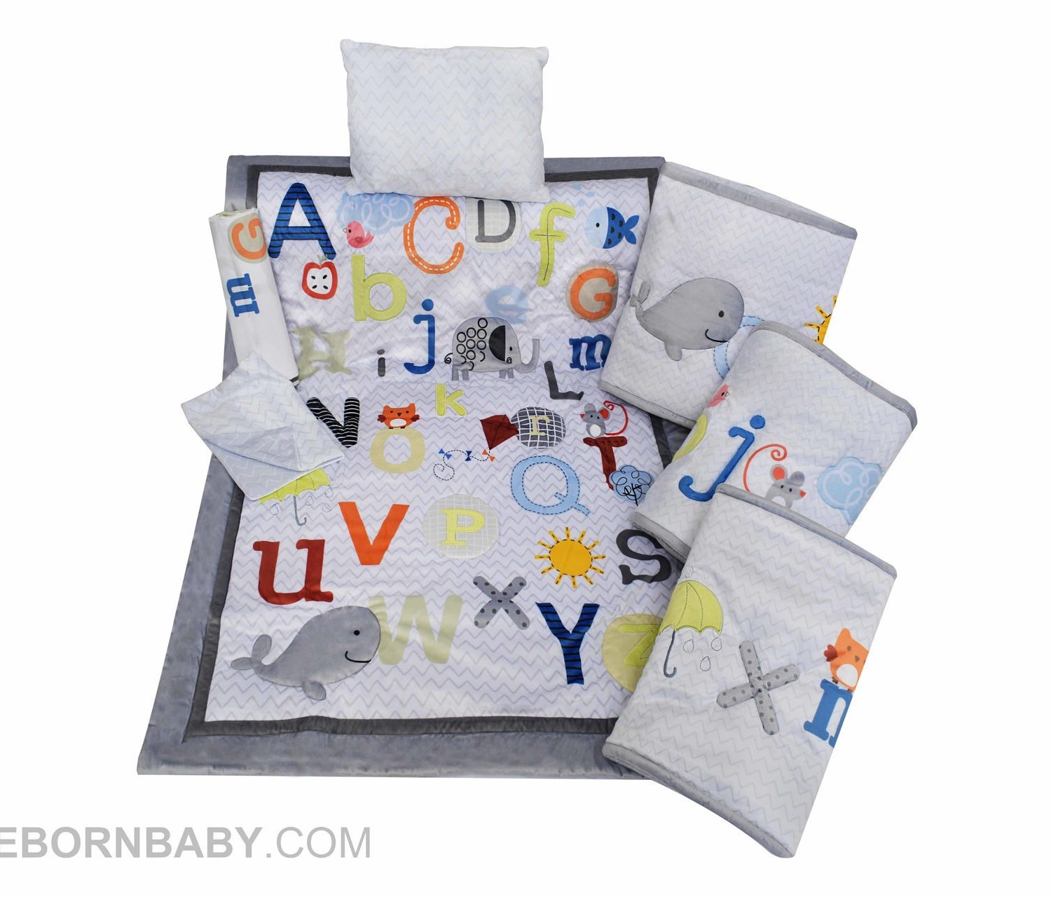 سرویس خواب 7 تکه رز برن Rose born طرح حروف