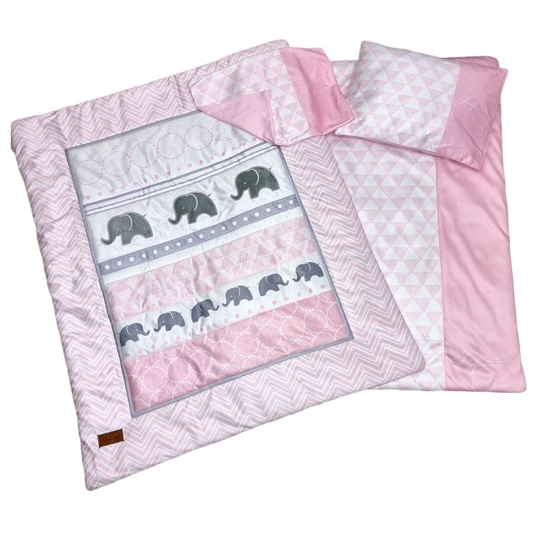 سرویس خواب 4 تکه لیزا Lisa طرح فیل صورتی