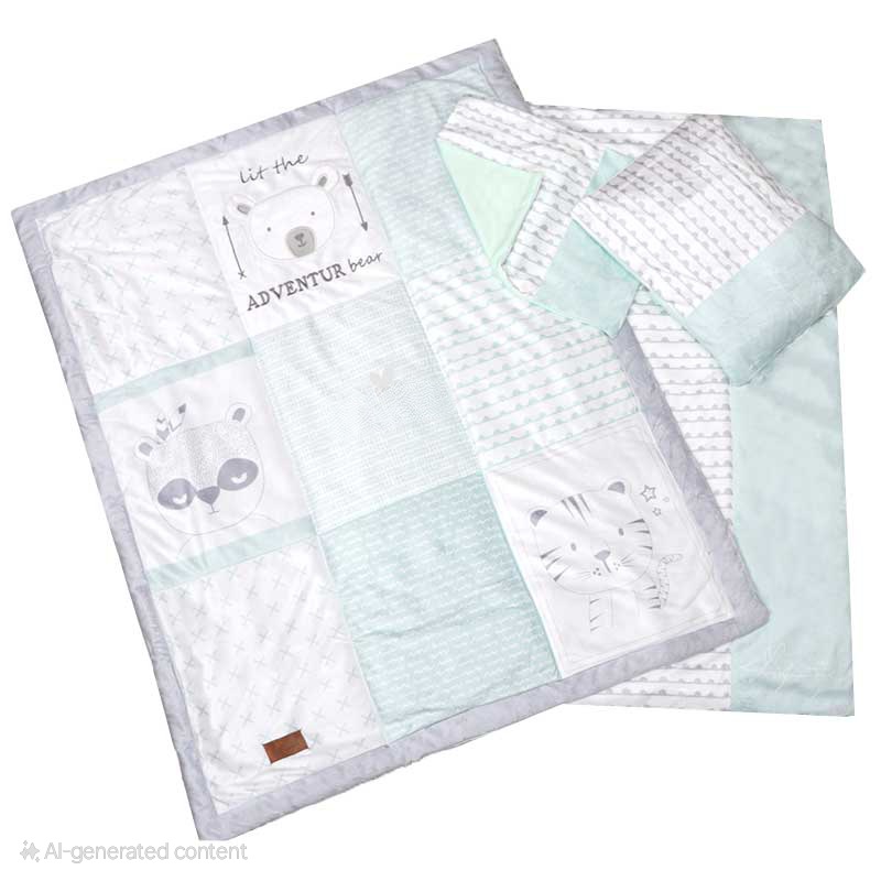 سرویس خواب 4 تکه لیزا Lisa طرح خرس سبز