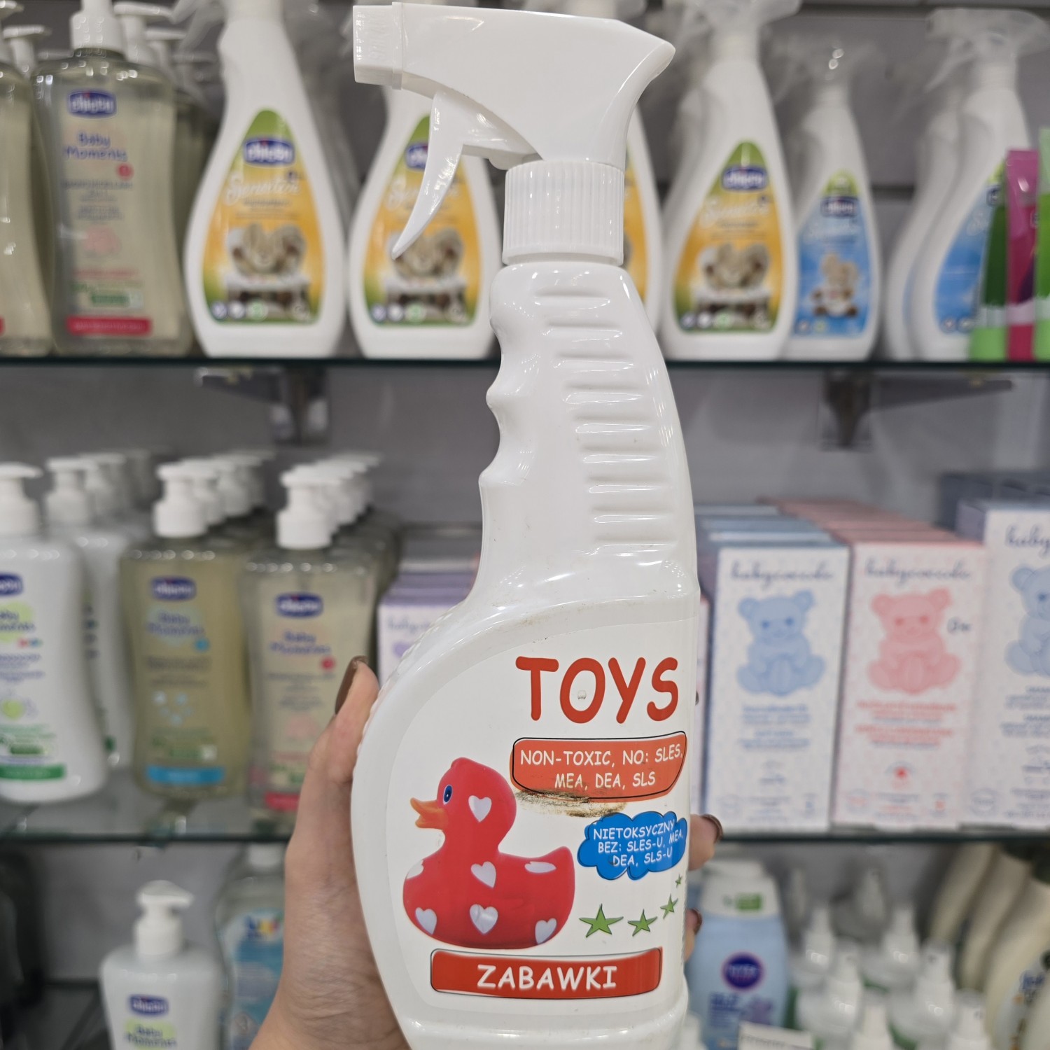 اسپری استریل و پاک‌کننده اسباب‌بازی بلوکس  Blux با حجم ۶۵۰ میلی‌لیتر