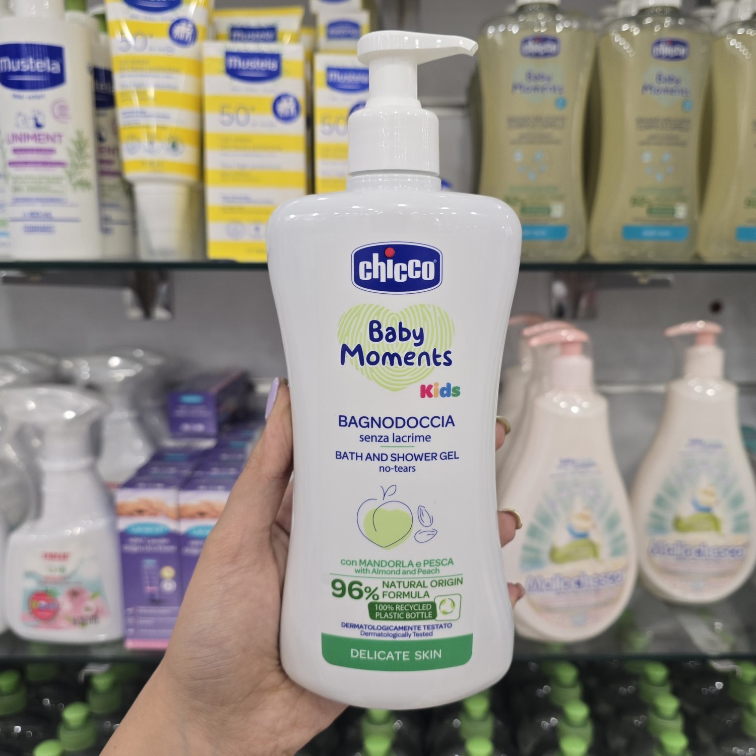 شامپو ژل سر و بدن چیکو Chicco مخصوص کودکان 500 میل