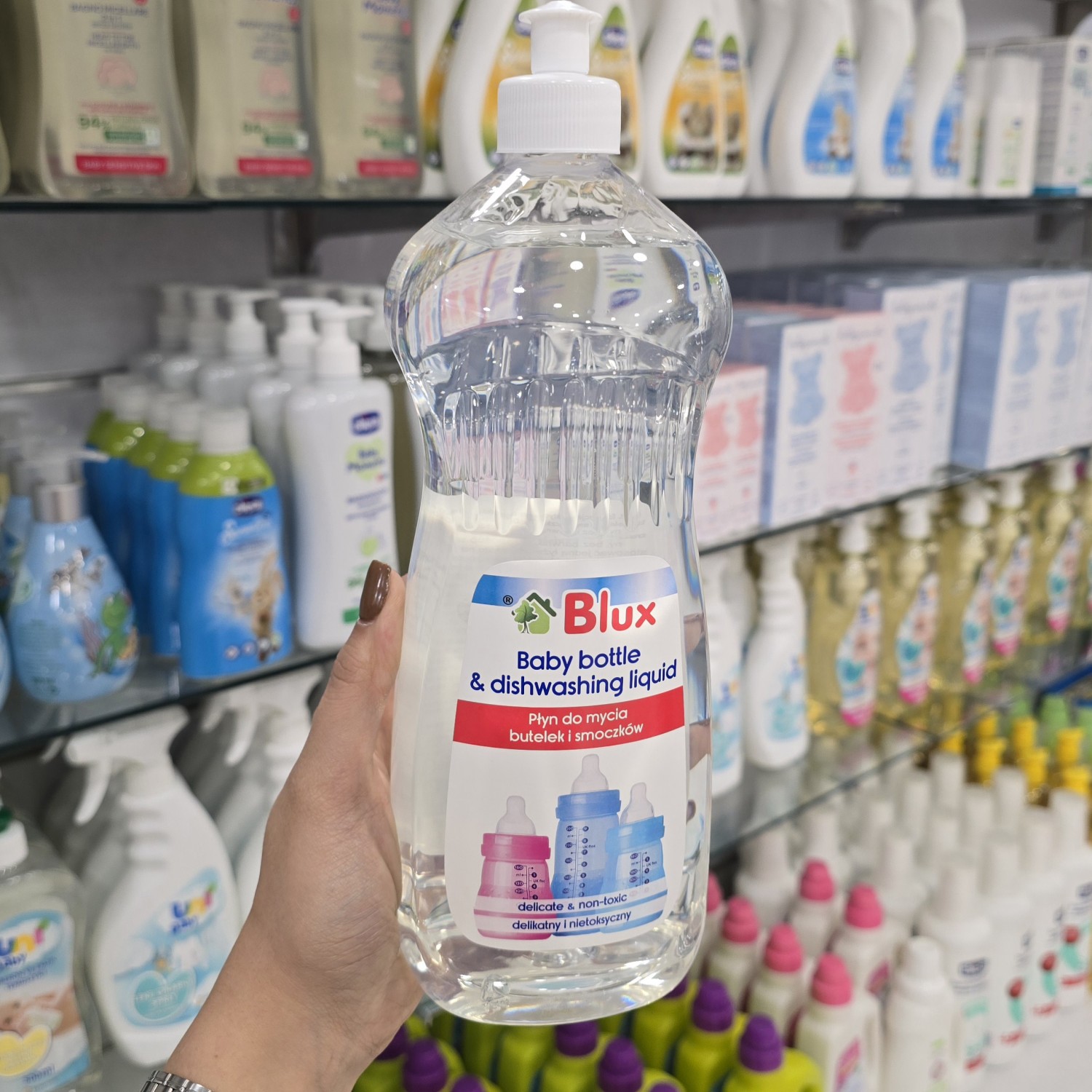 مایع شستشوی شیشه و سرشیشه بلوکس  Blux