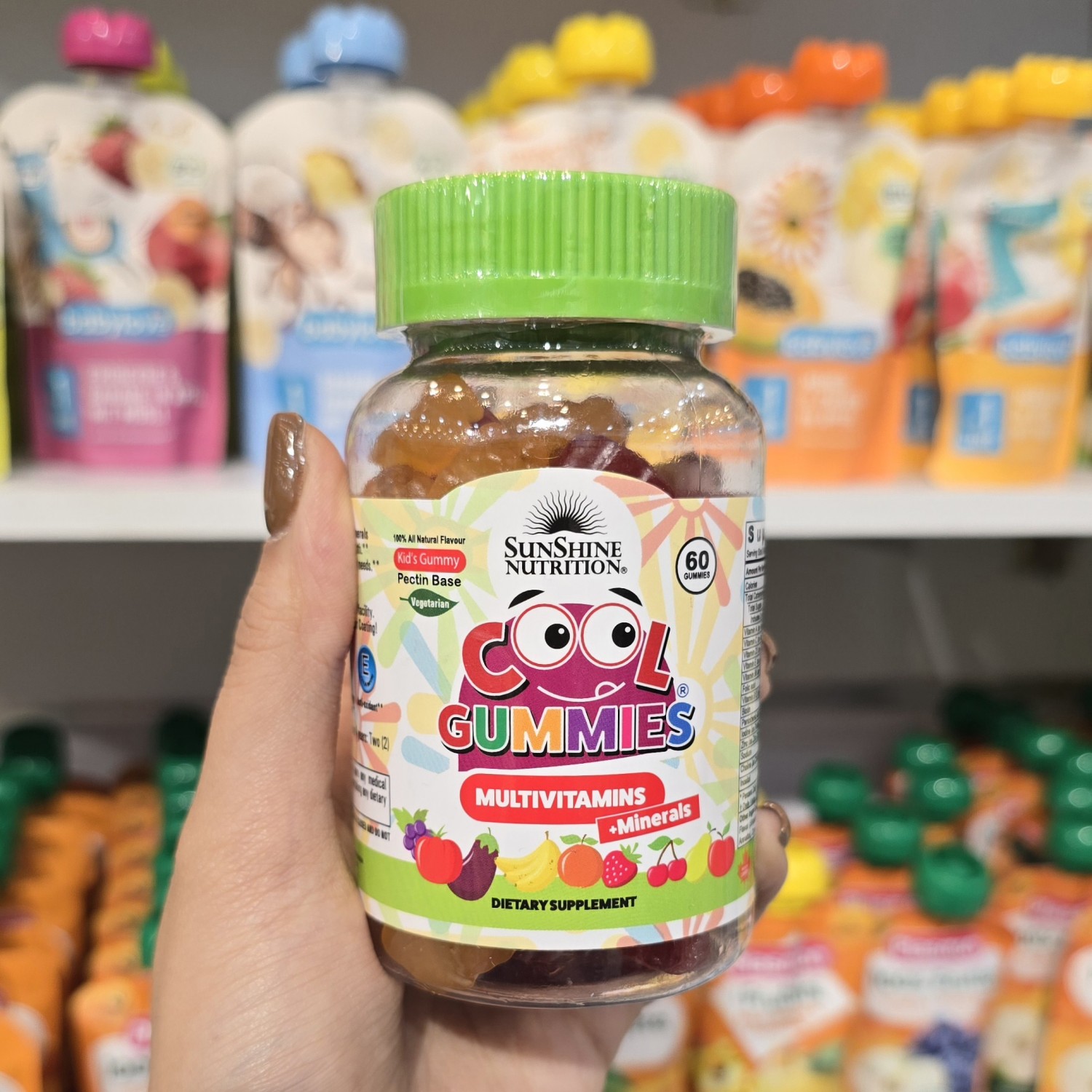 پاستیل‌ مولتی ویتامین سان شاین Sunshine Nutrition